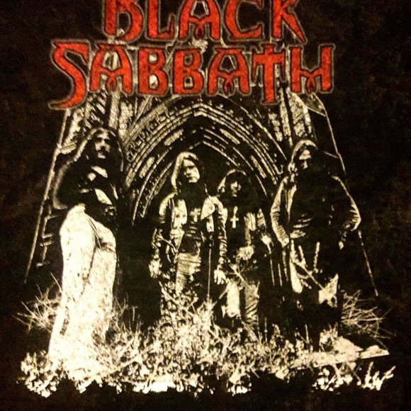 Black Sabbath Symptom Of The Universe rock Mineral Wash T-Shirt 2XL XXL NWT - Picture 2 of 2